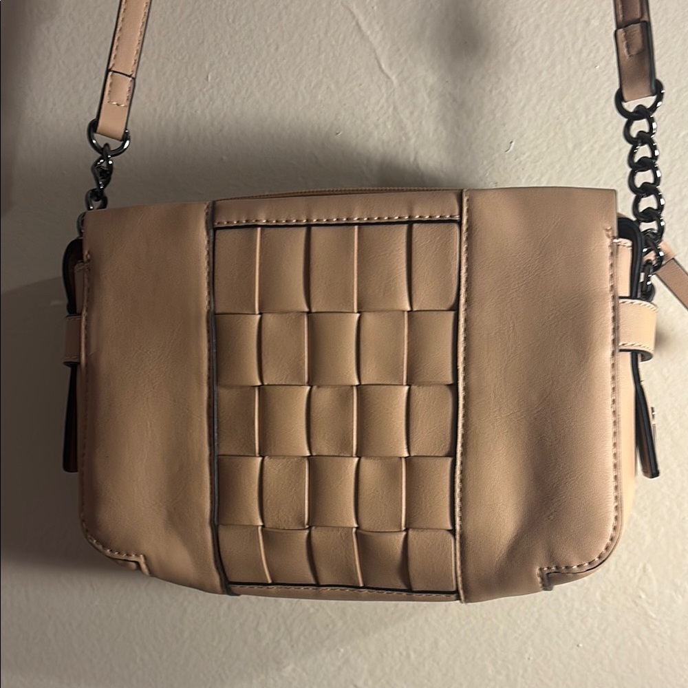 Simply Vera Vera Wang Beige Crossbody Bag
